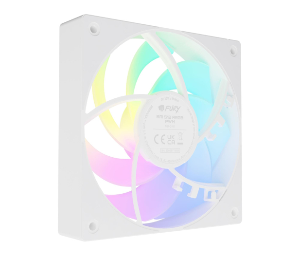 Fury SAI S12 ARGB PWM White Triple Pack 3x120mm - 1522115 - zdjęcie 4